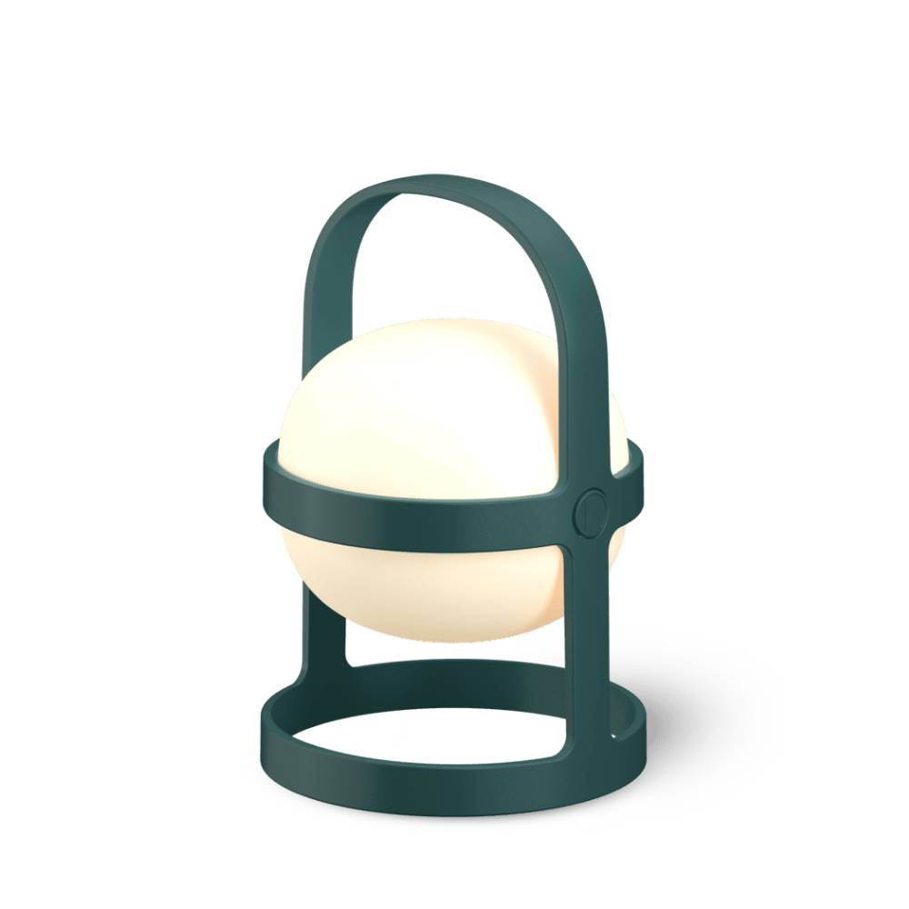 Lámpara solar circular Soft Spot - 25 cm - Forest Green3