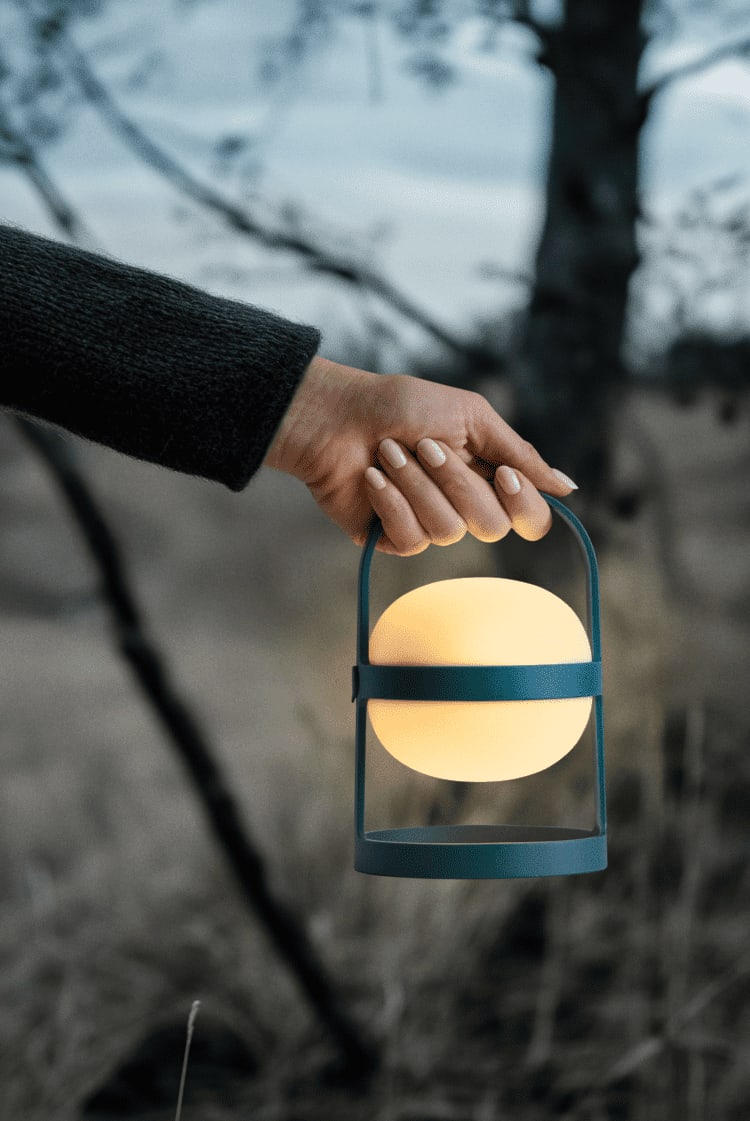 Lámpara solar circular Soft Spot - 18.5 cm - Forest Green5