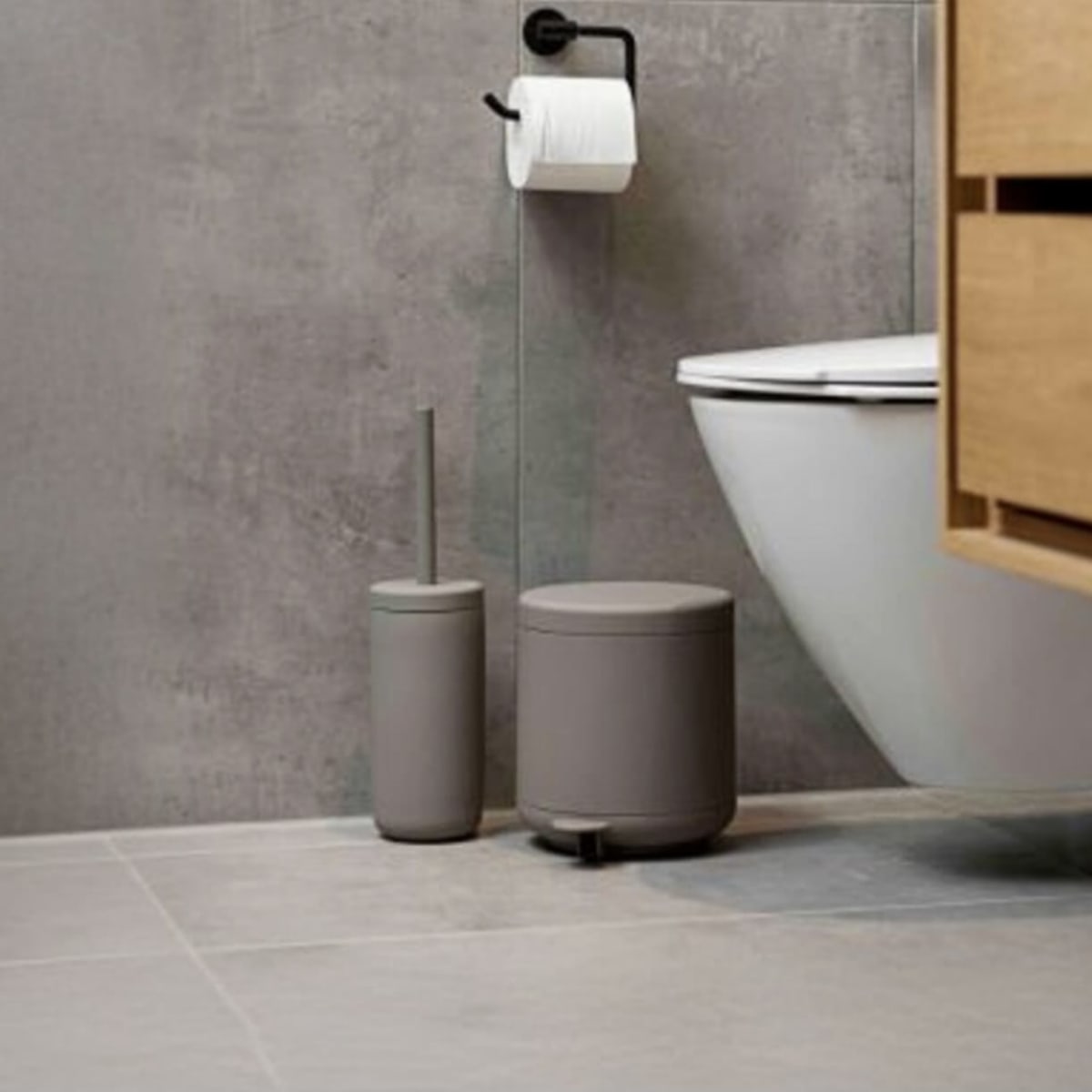 Escobilla de Baño - UME - Taupe1