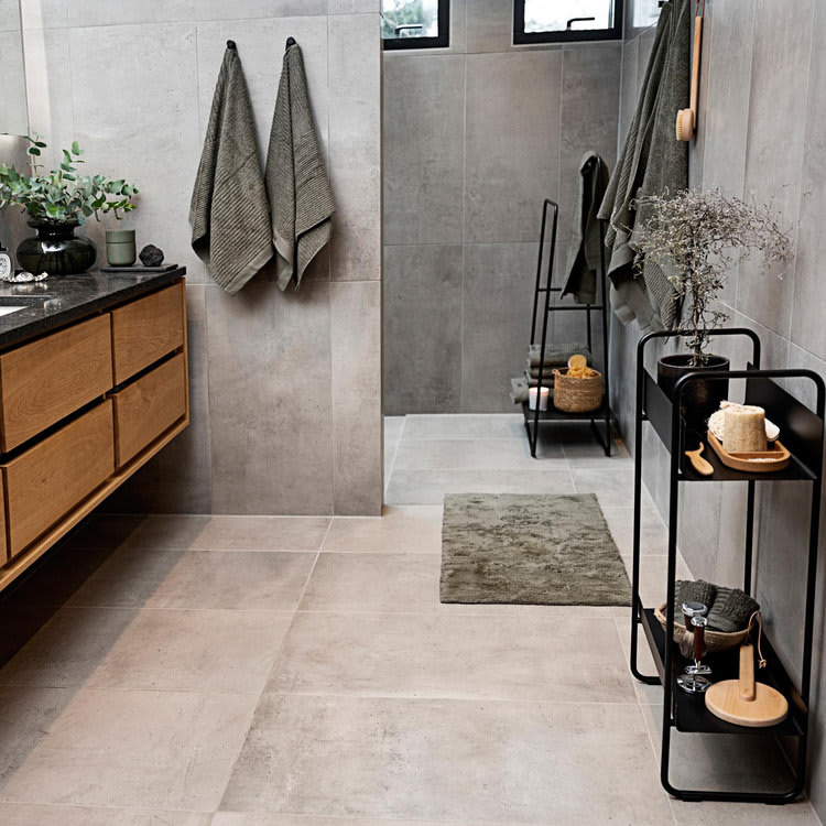 Alfombra de baño - Verde Oliva2