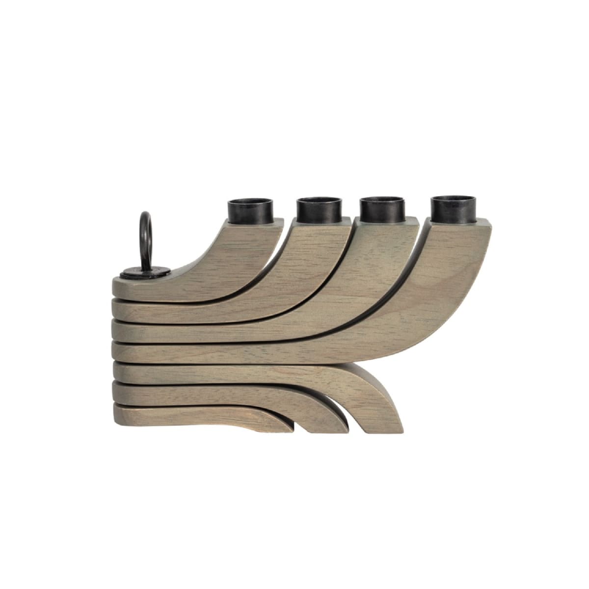 Candelabro Nordico - 4 brazos - Gris5