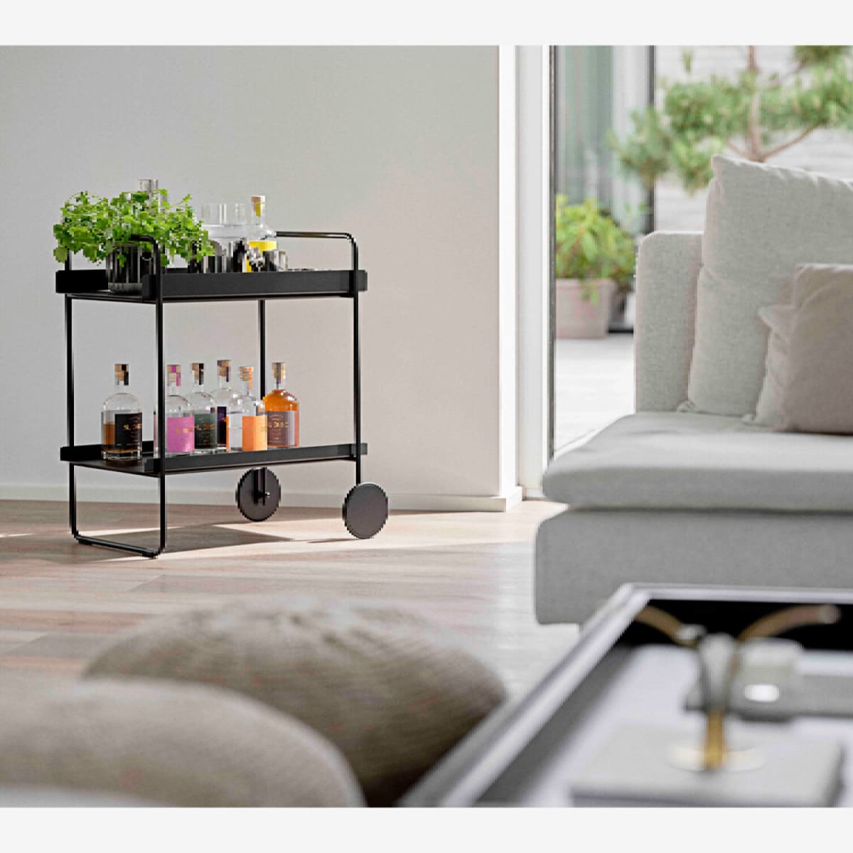 A-Cocktail Trolley - Carrito de cócteles - Negro2