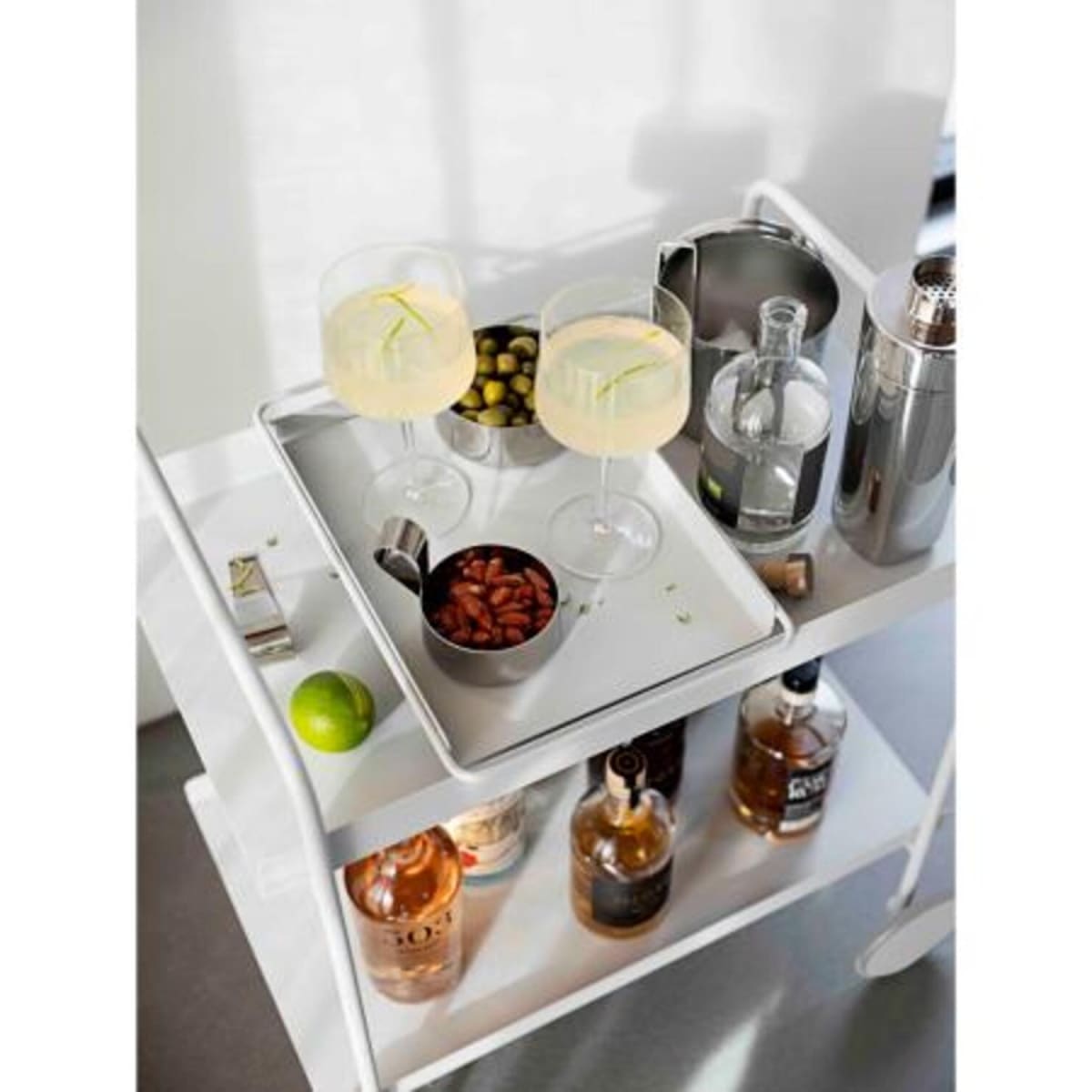 A-Cocktail Trolley - Carrito de cócteles - Gris claro4