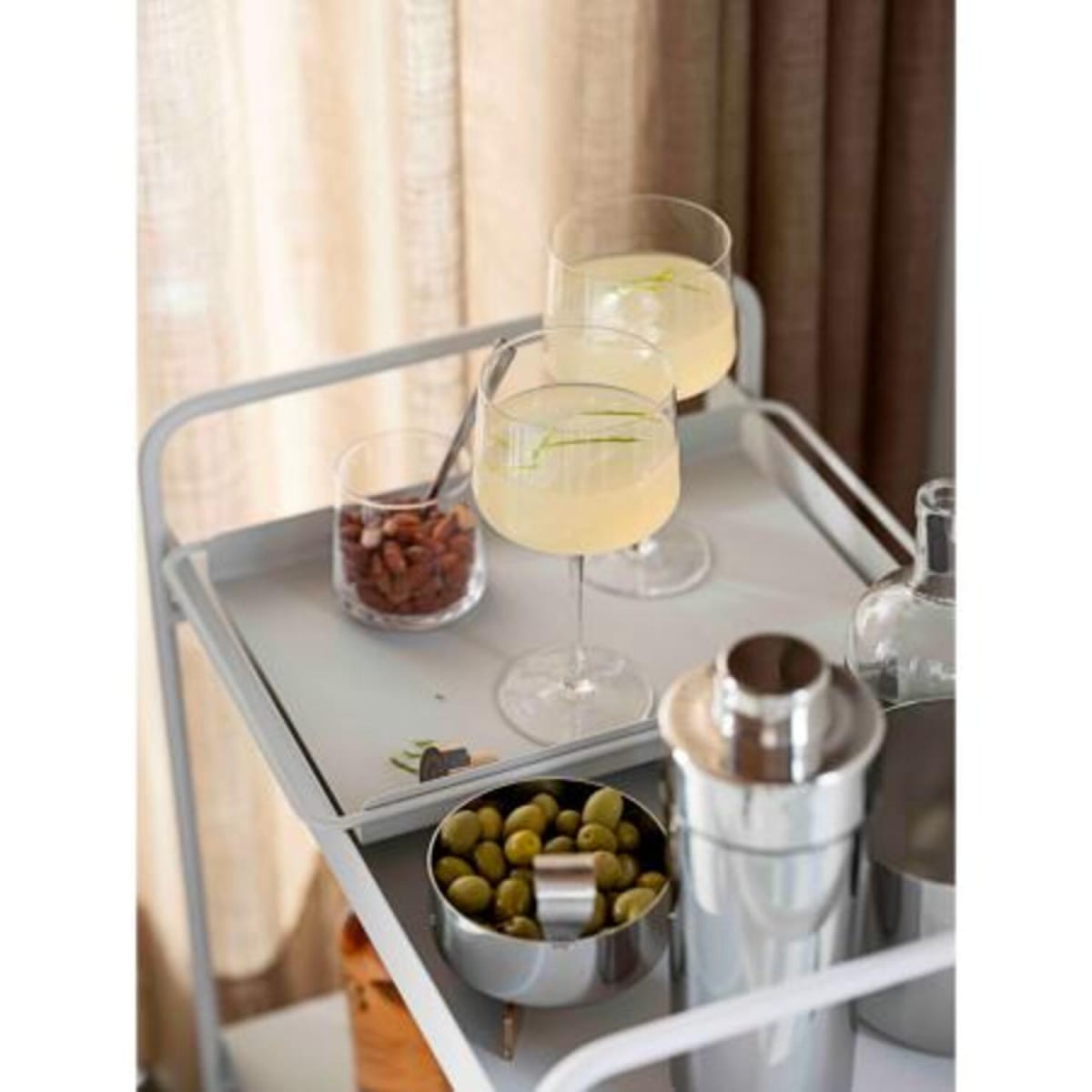 A-Cocktail Trolley - Carrito de cócteles - Gris claro5