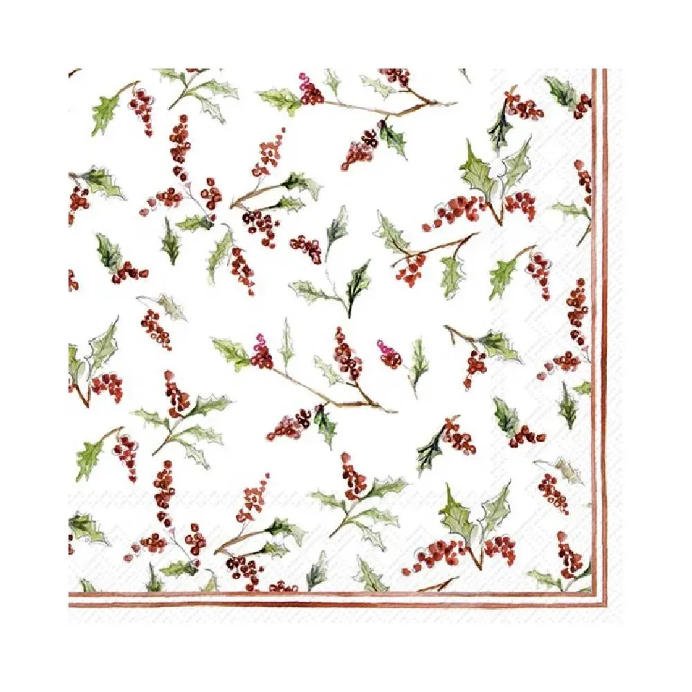 Servilleta Navidad - Hex Berries1
