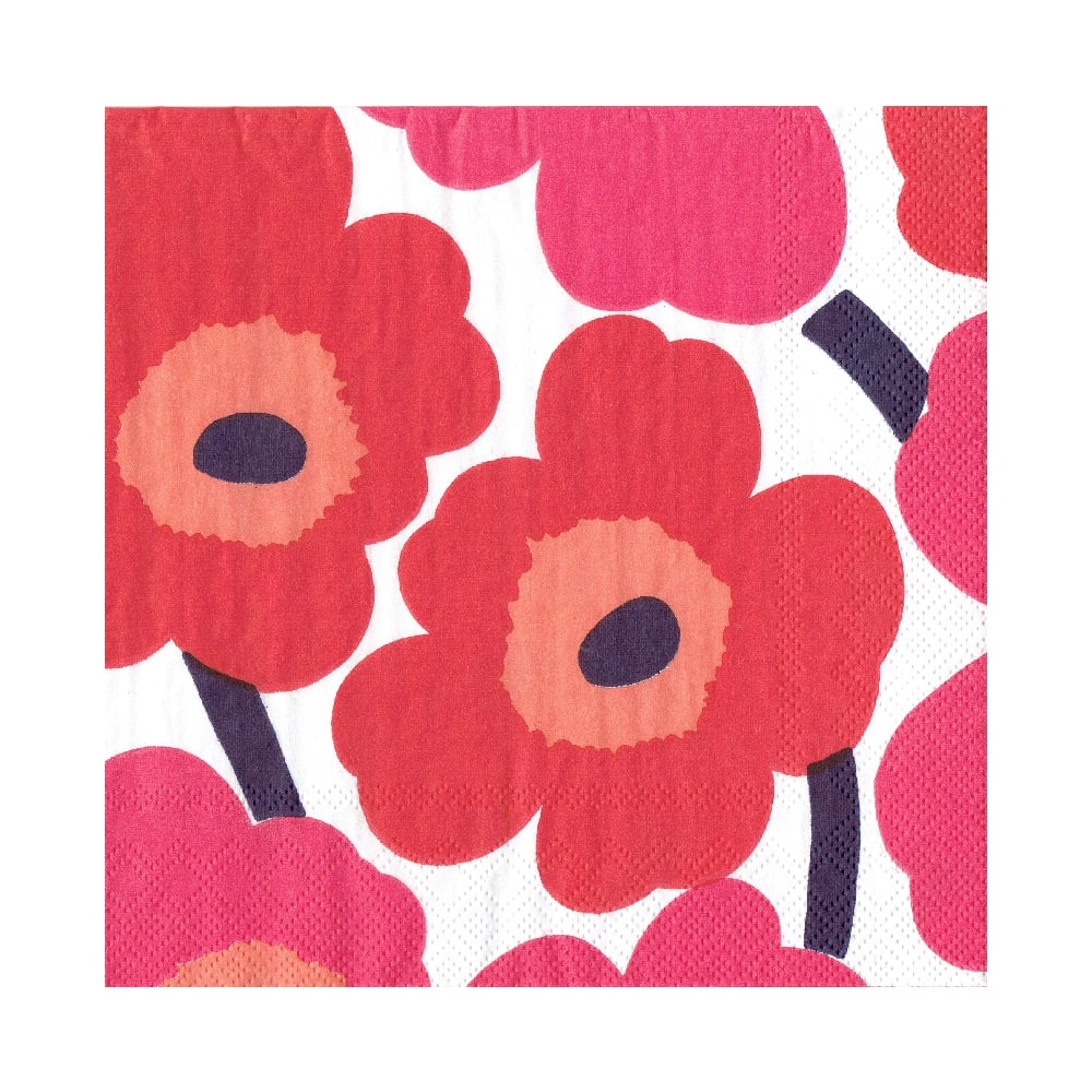 Servilleta - Unikko - Rojo1