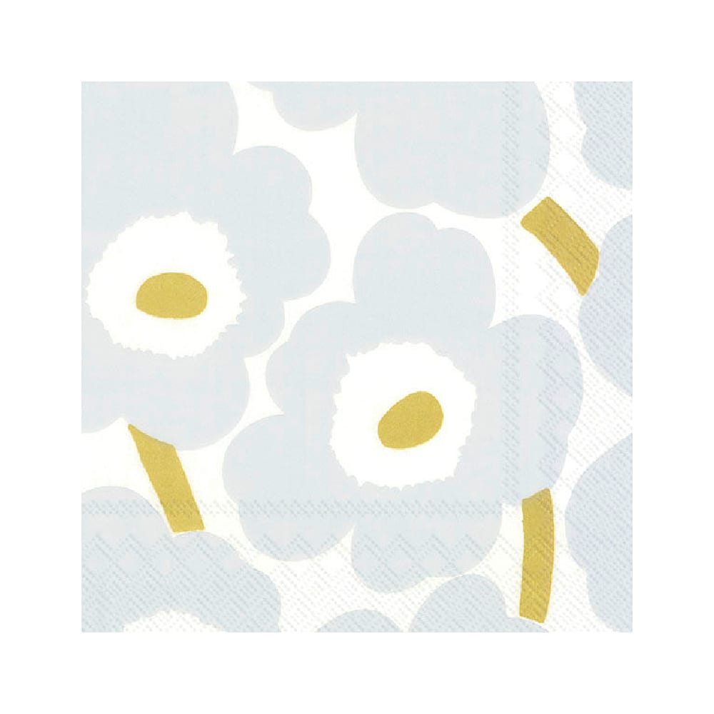 Servilleta - Unikko - Plateado4