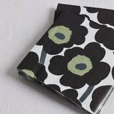 Servilleta - Unikko - Negro3