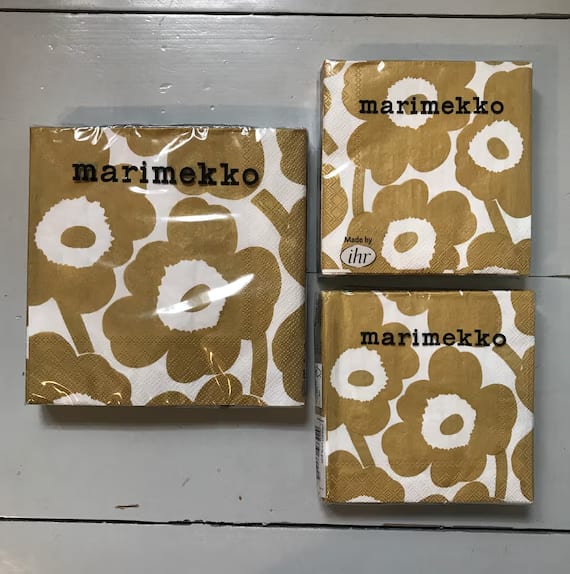 Servilleta - Unikko - Dorado4