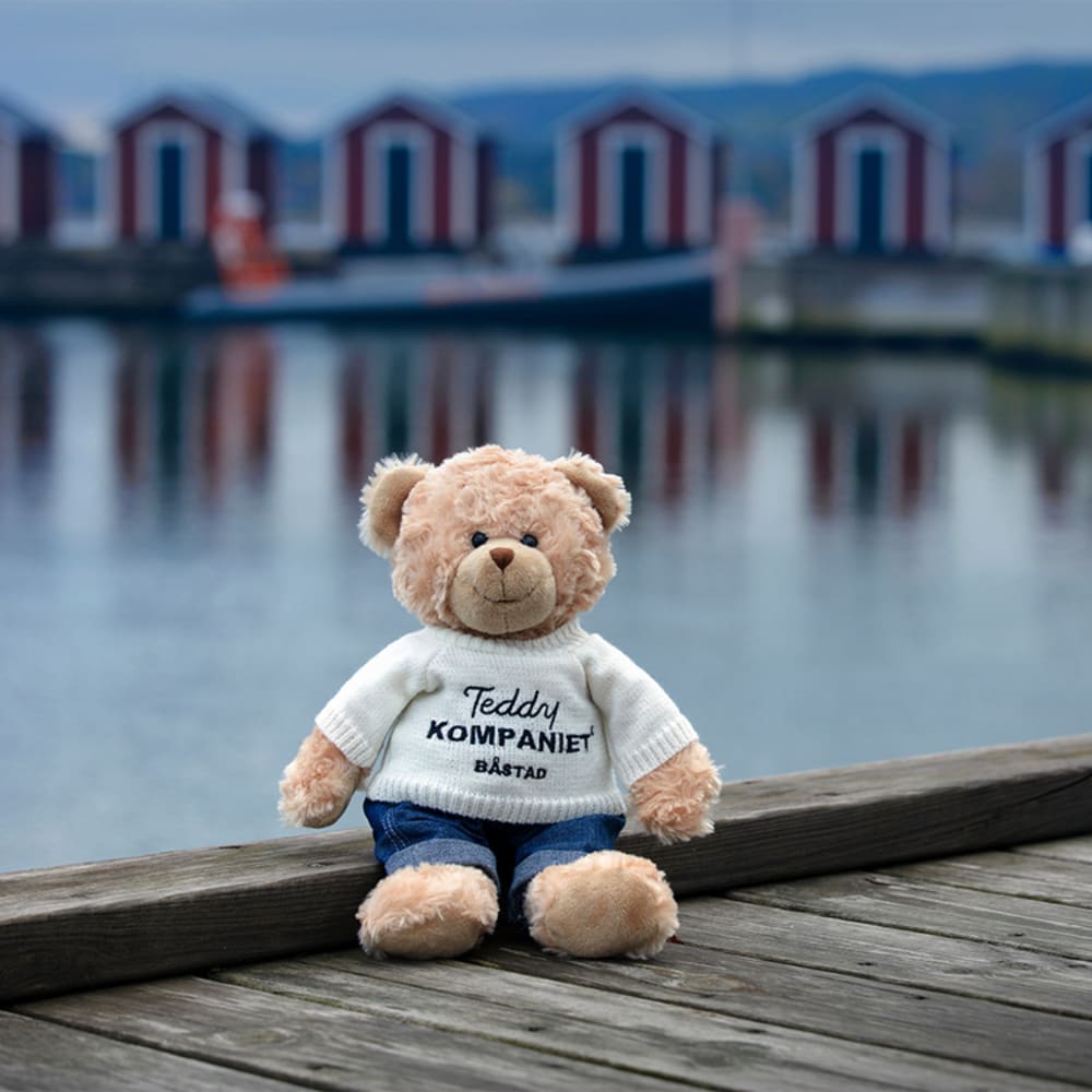 Oso con logo Teddy Kompaniet1