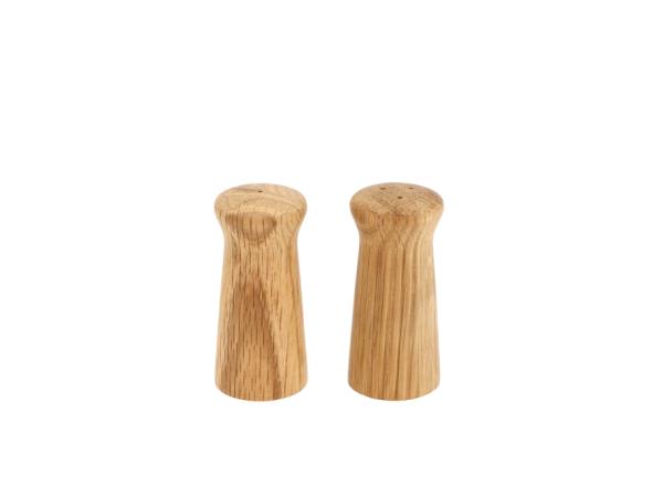 Kit Juego de salero y pimentero - 7 cm Roble1