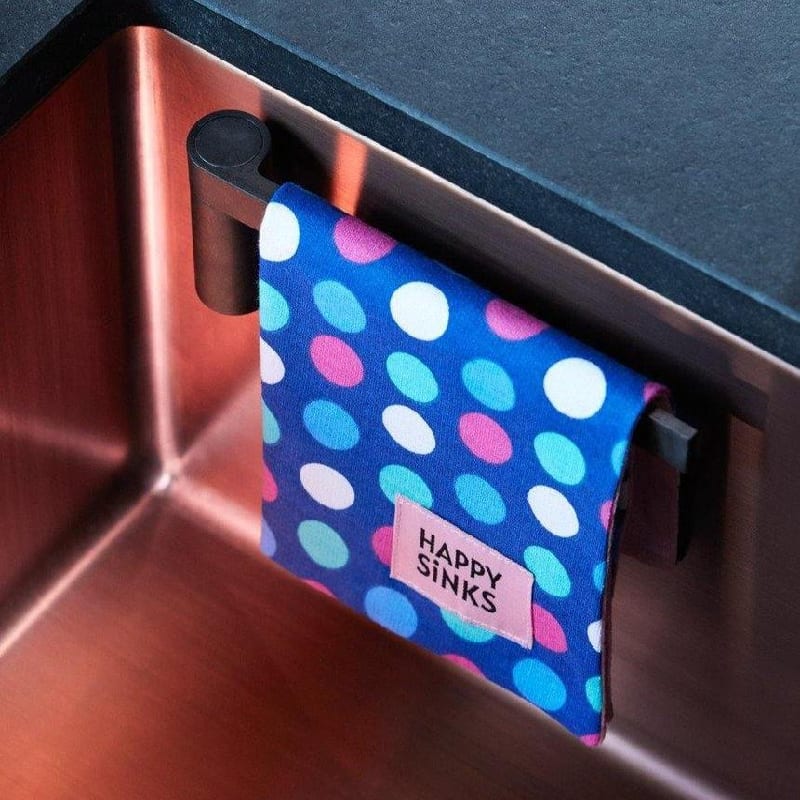 Soporte para Paños - Happy Sinks Negro2