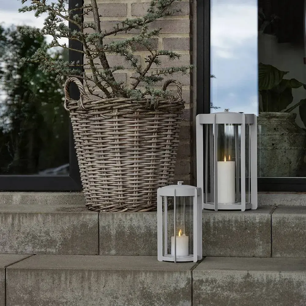 Farol Firefly - Portavela bajo - Gris Claro4