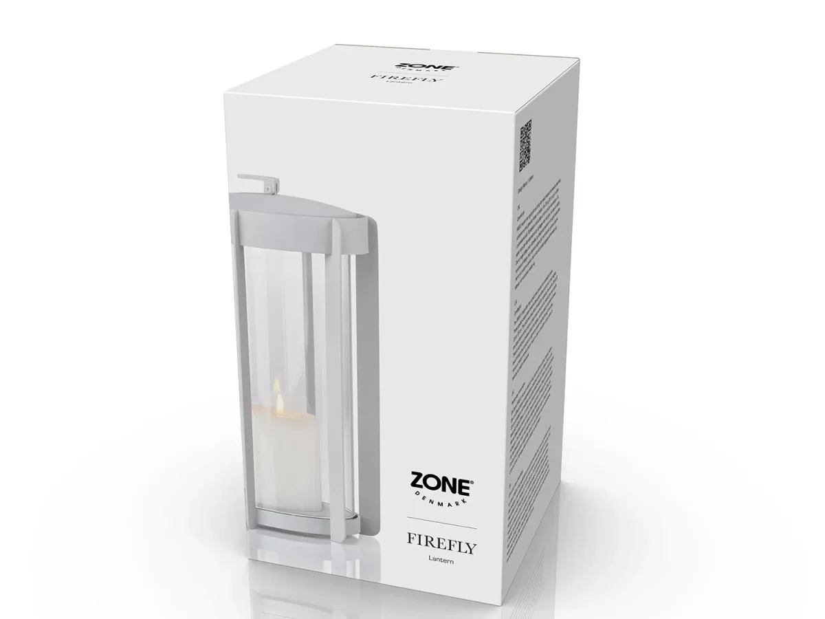 Farol Firefly - Portavela bajo - Gris Claro23