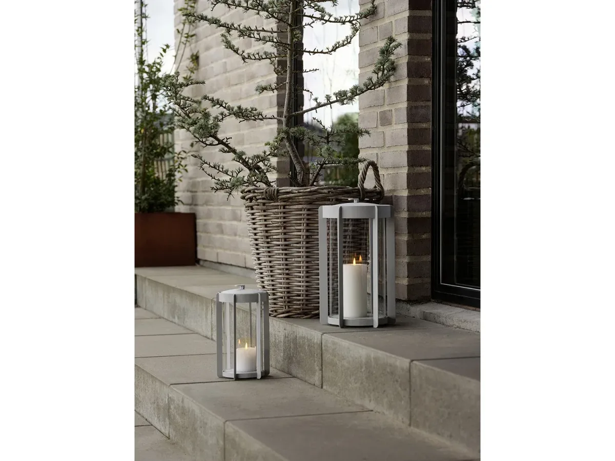 Farol Firefly - Portavela bajo - Gris Claro22