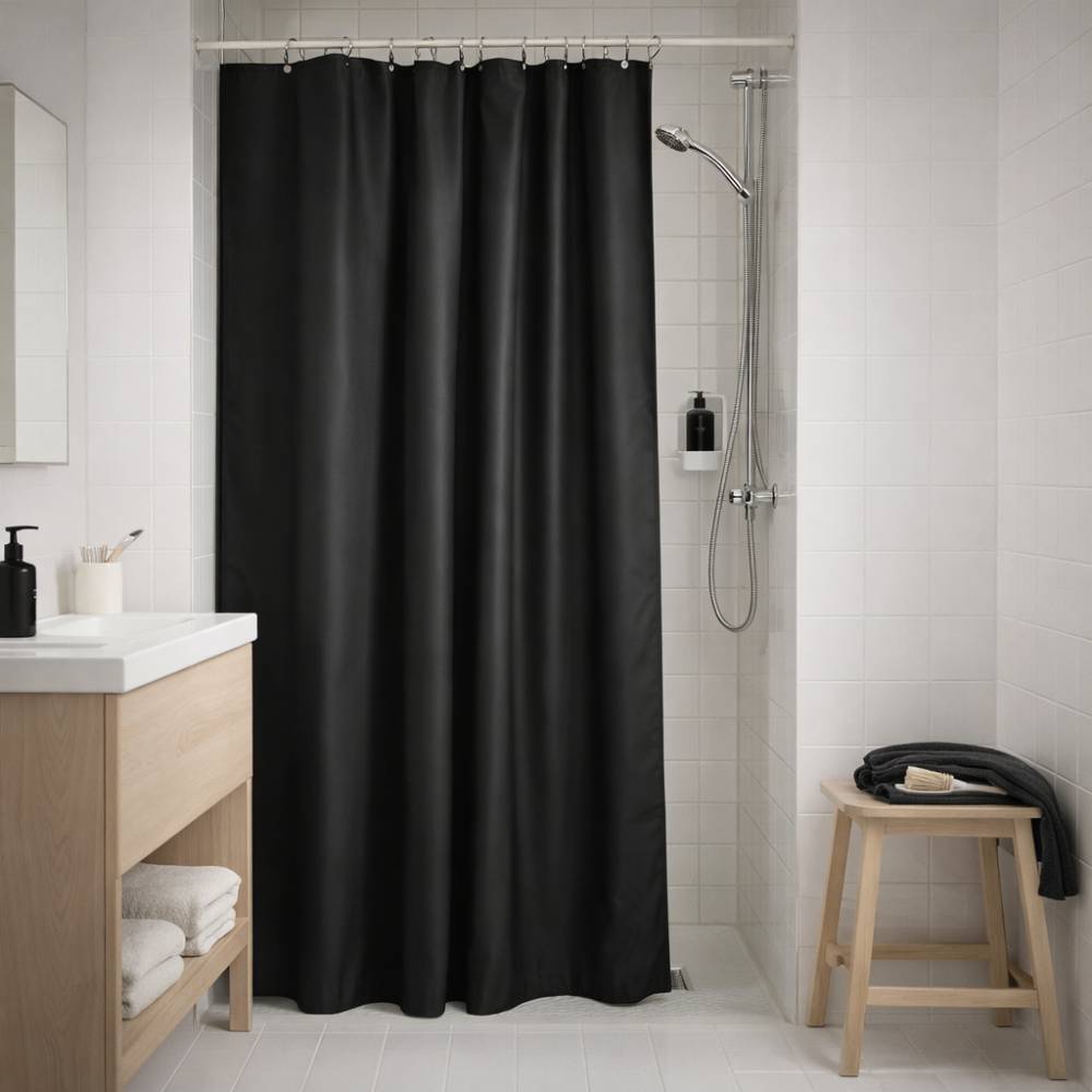 Cortina de Baño LUX - Negro1