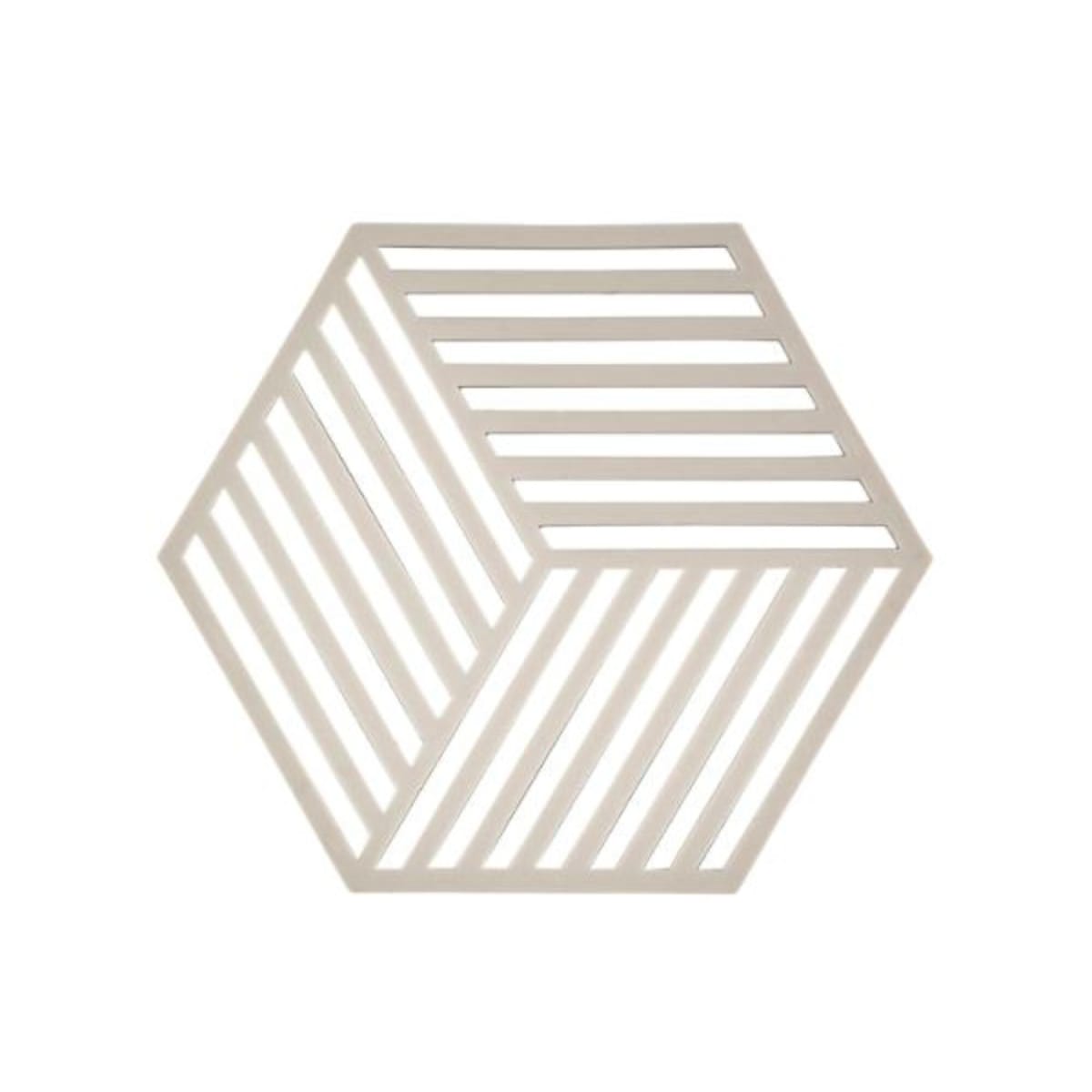 Salvamanteles hexagonal - Gris Claro1