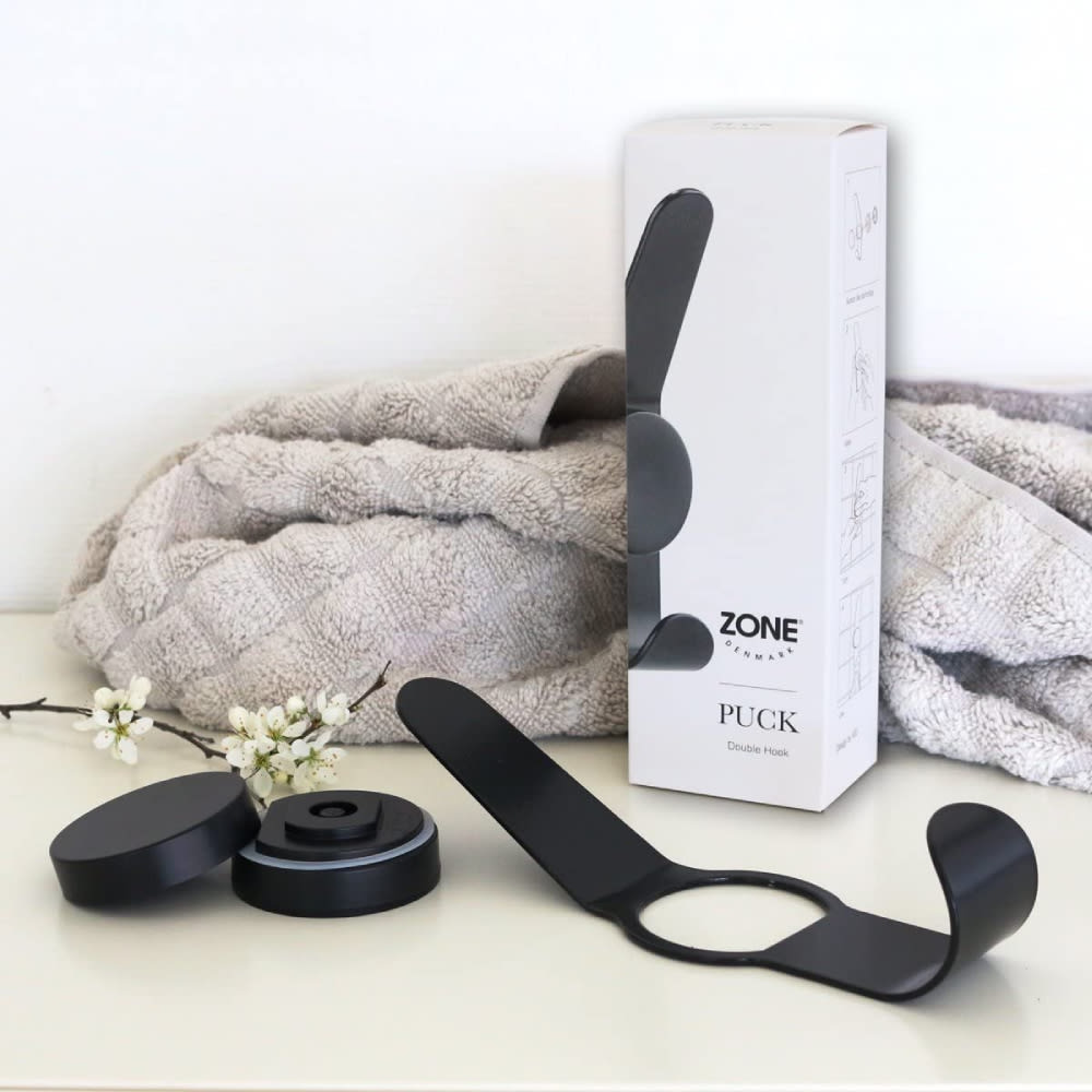 Gancho Puck doble - Negro1