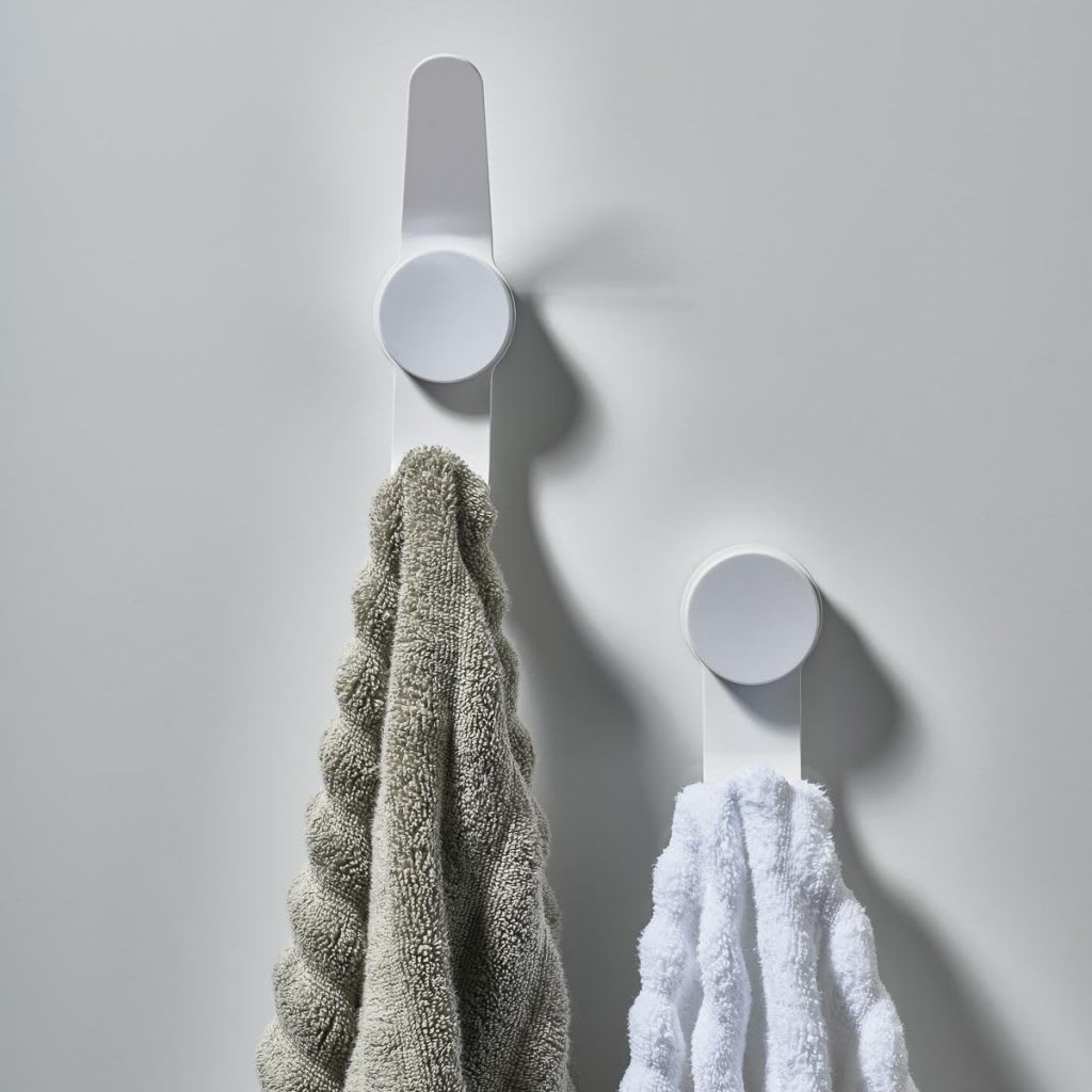 Gancho Puck doble - Blanco1