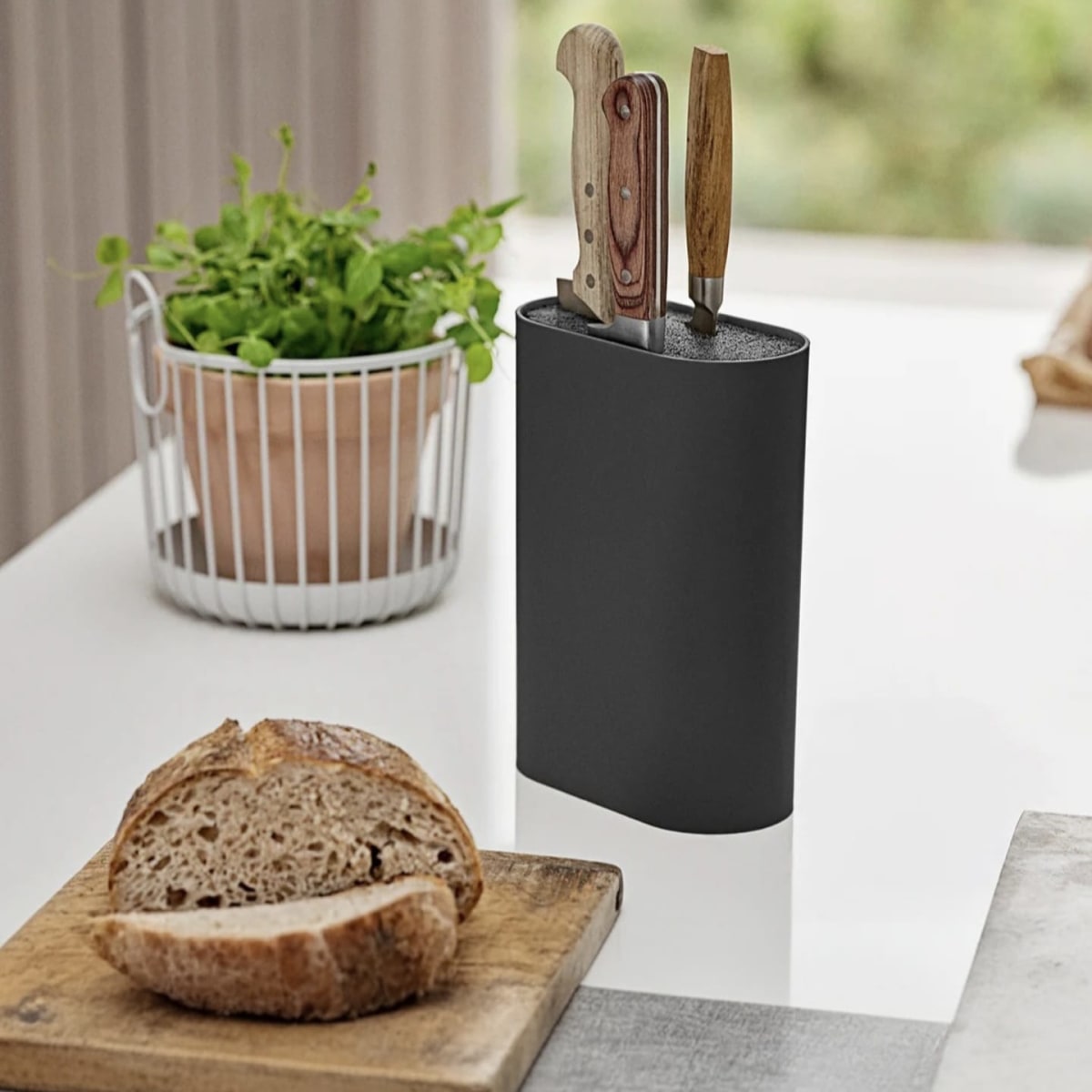 Bloque Porta Cuchillos - Singles - Negro1