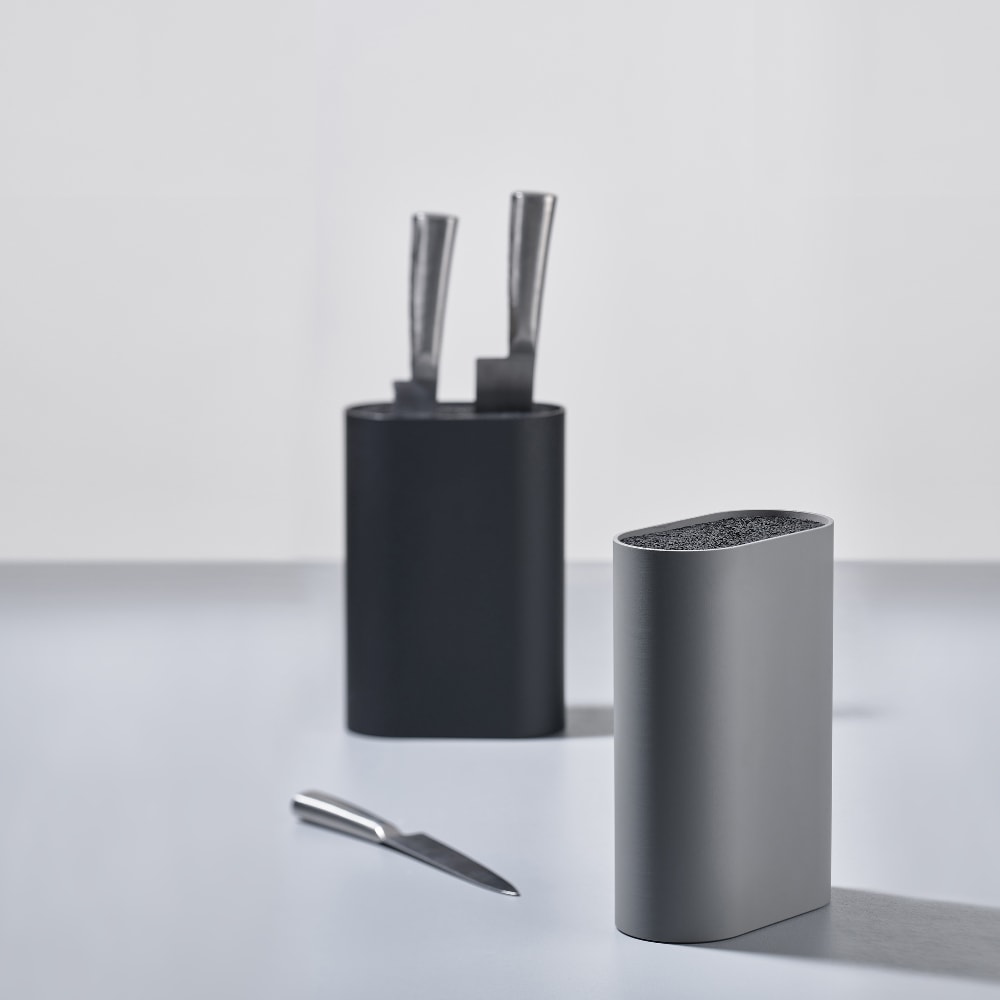Bloque Porta Cuchillos - Singles - Gris1
