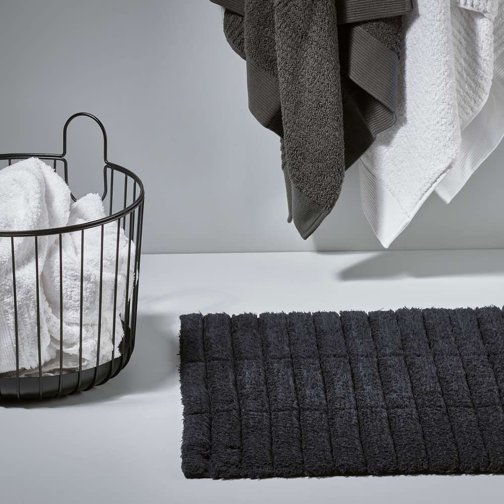 Alfombra de baño - Negro2