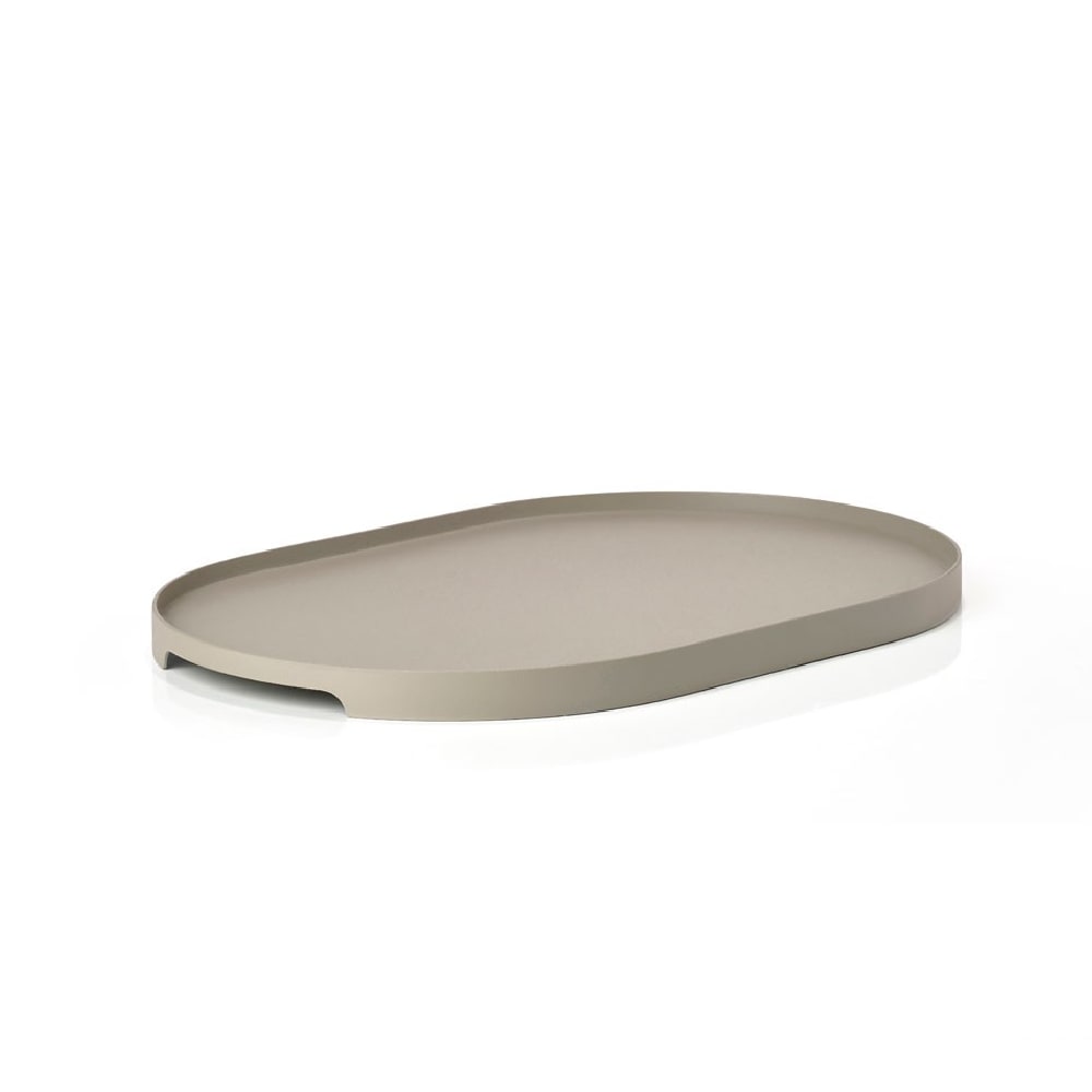 Bandeja Singles - 23 cm Ovalada - Gris1
