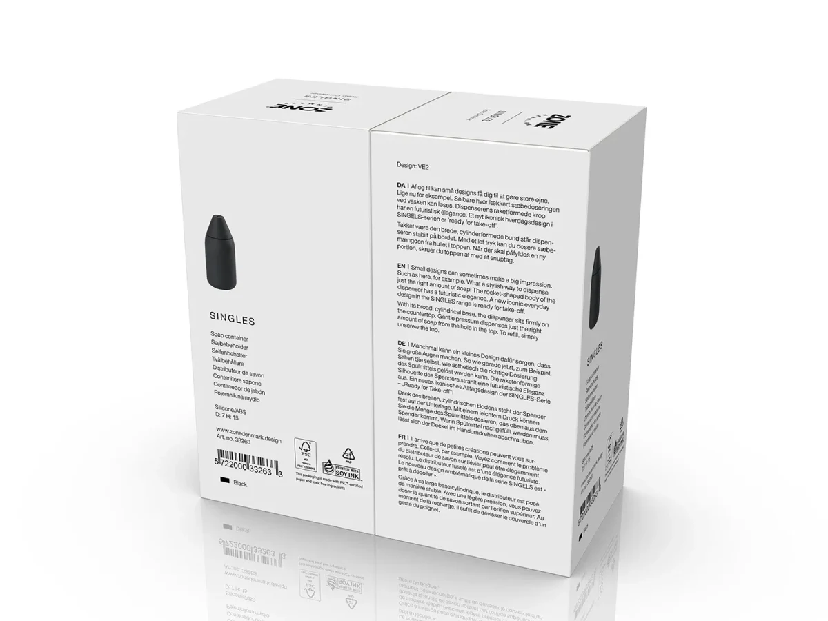 Dispensador de Jabon Singles - Negro6