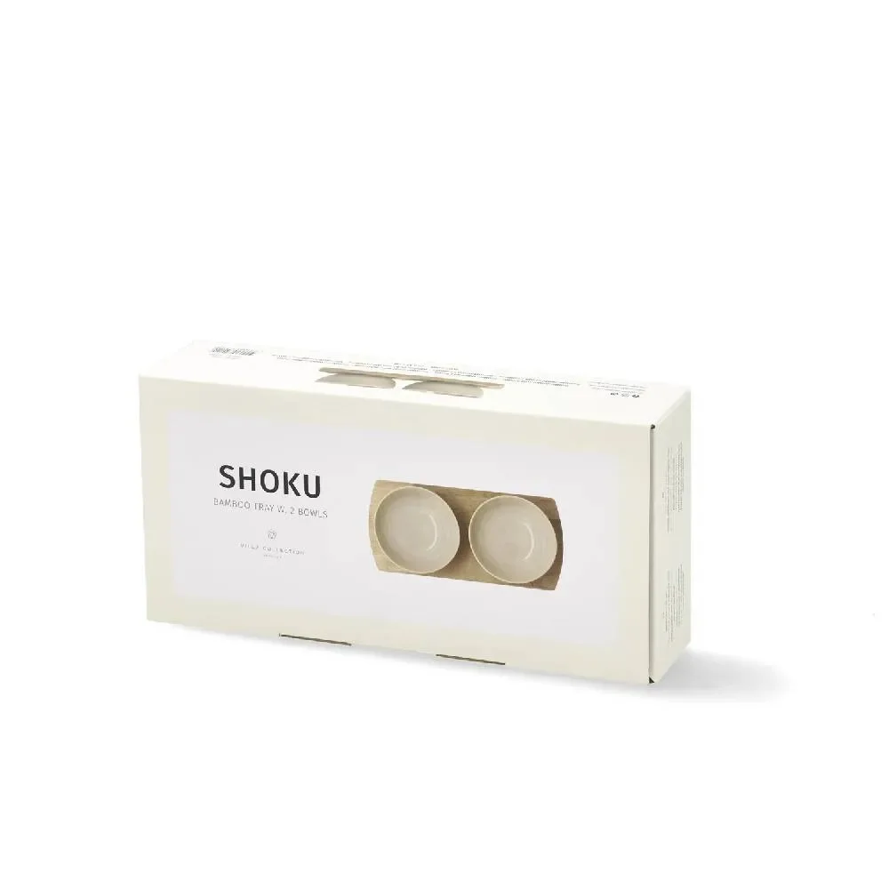 Set de 2 bowl con bandeja - Shoku3