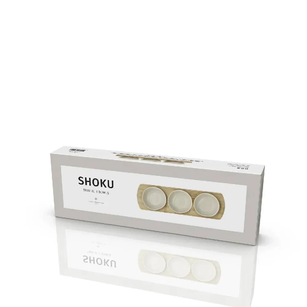 Set de 3 bowl con bandeja - Shoku6