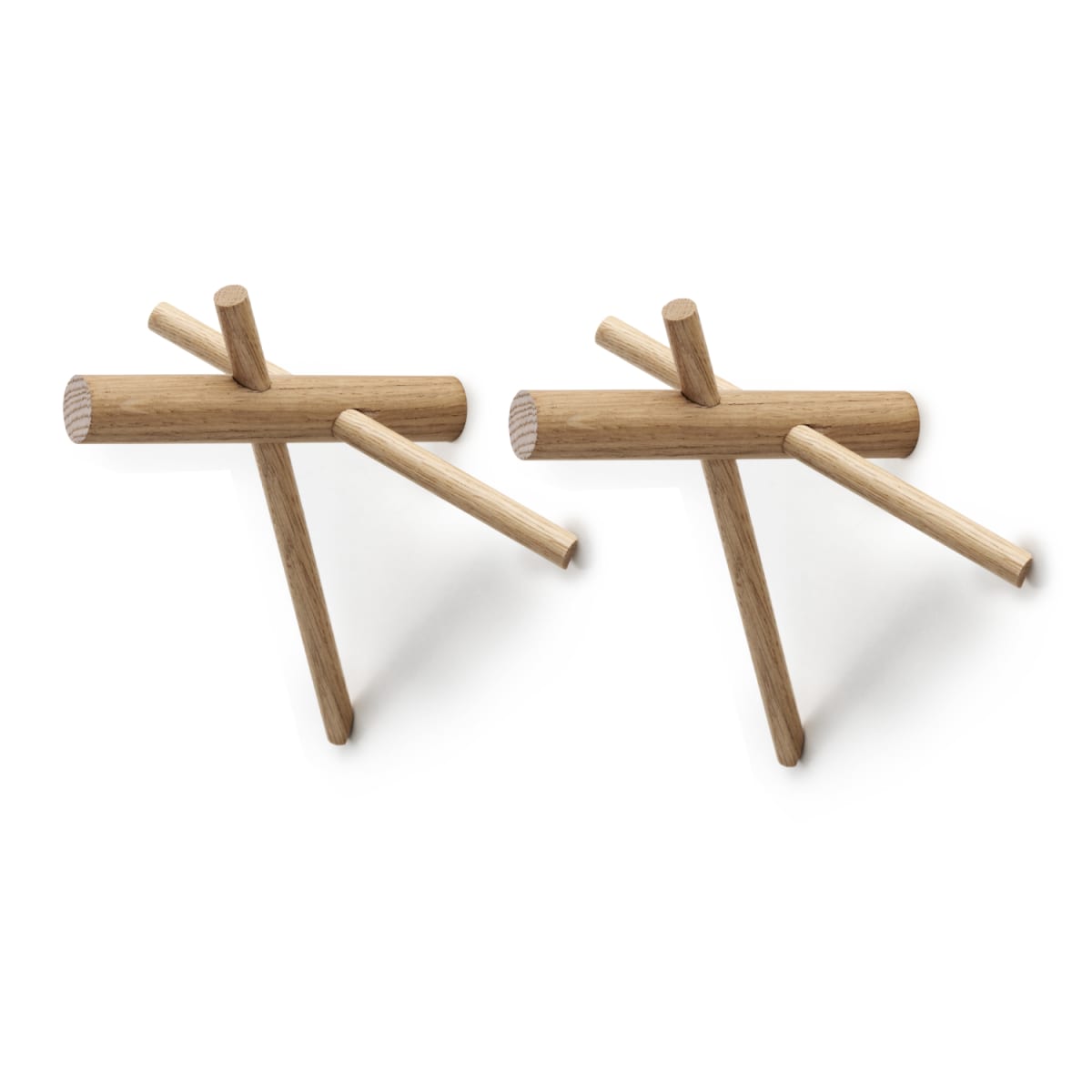 Ganchos Sticks - 2 uds - Madera1