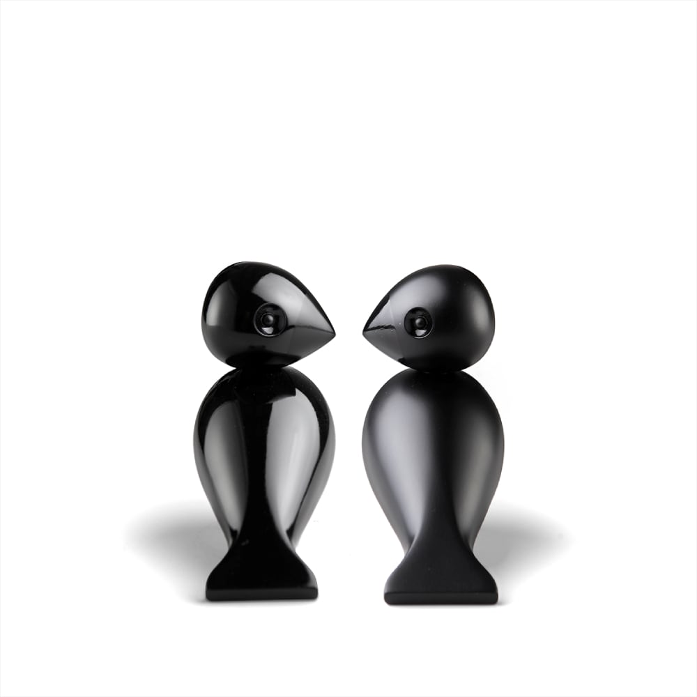 Pajaros de amor - Negro - 2 pcs2