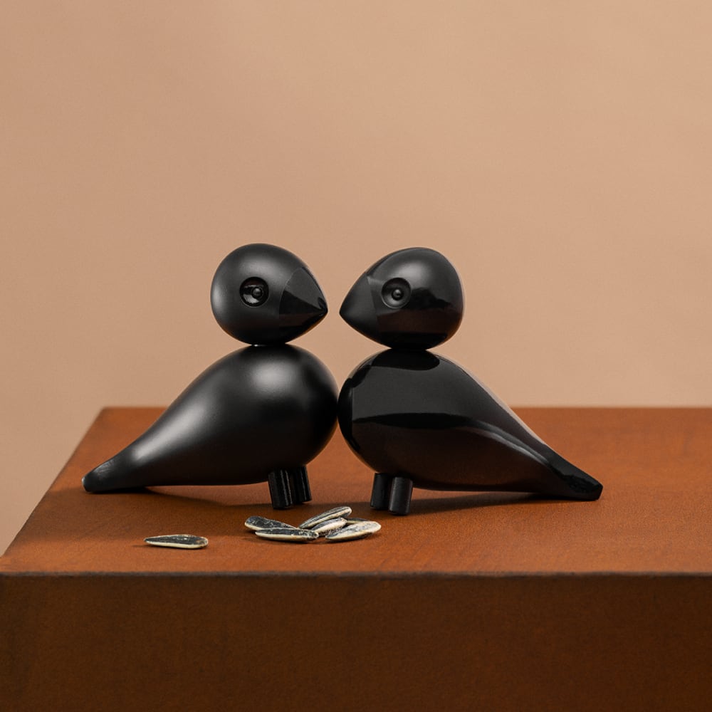 Pajaros de amor - Negro - 2 pcs3