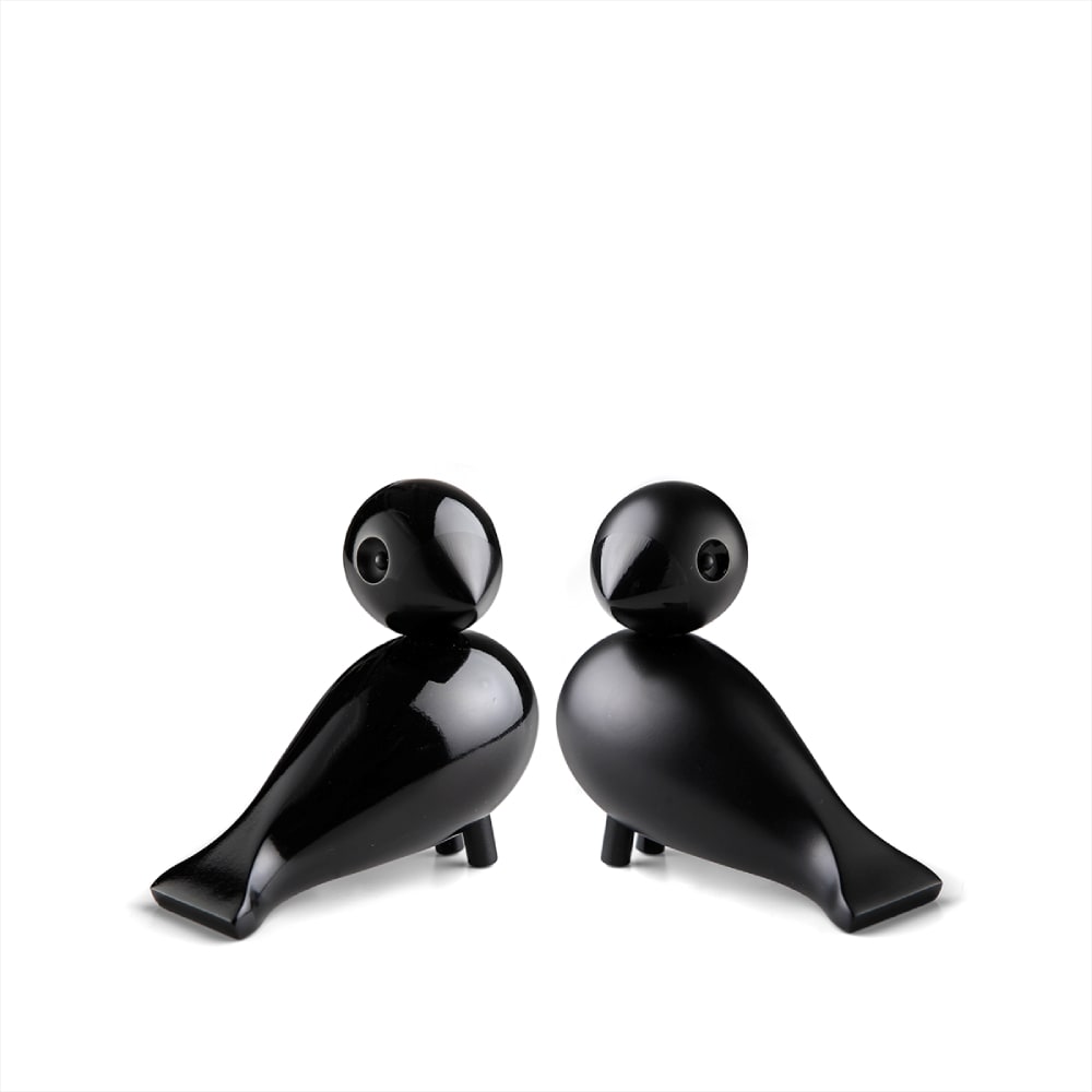 Pajaros de amor - Negro - 2 pcs1