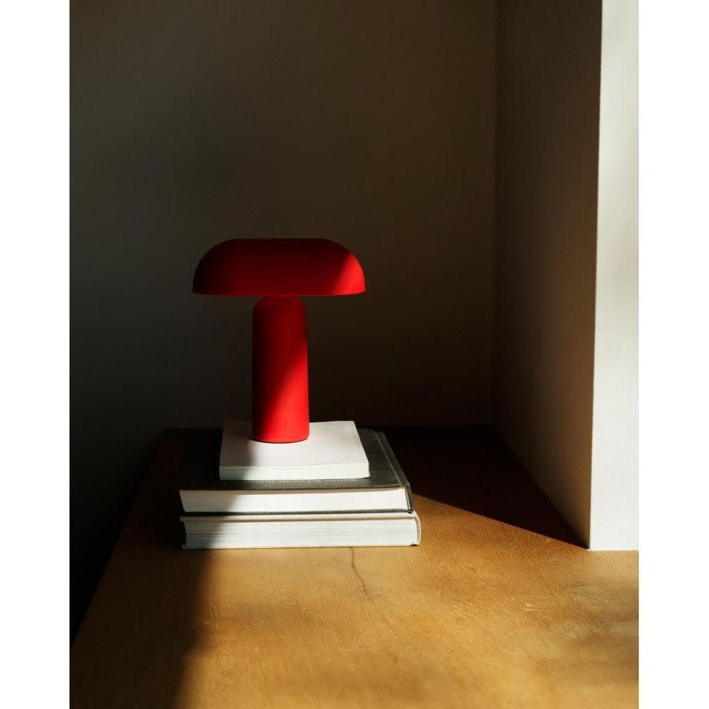 Lampara Porta - Rojo Brillante2
