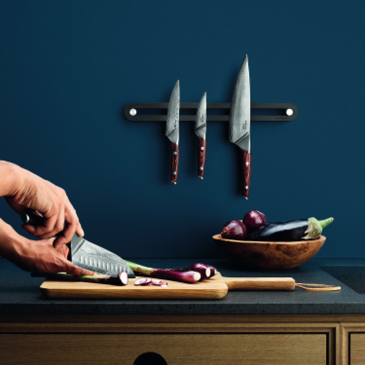 Barra Magnetica para Cuchillo de Cocina Nórdica2