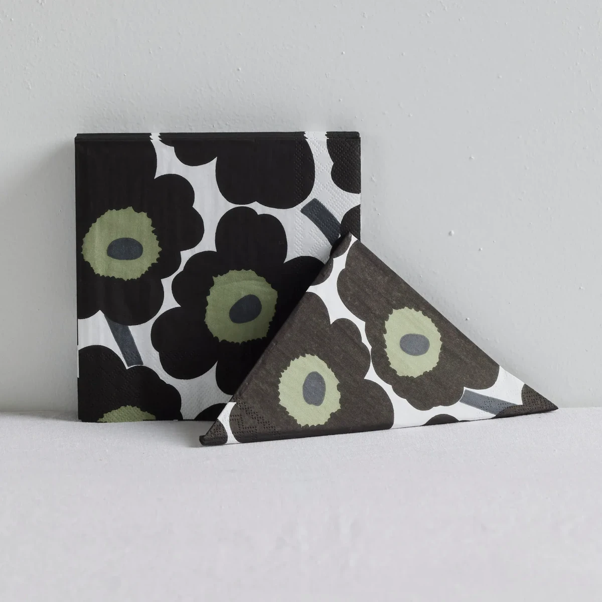 Servilleta de Cóctel - Unikko -  Negro5