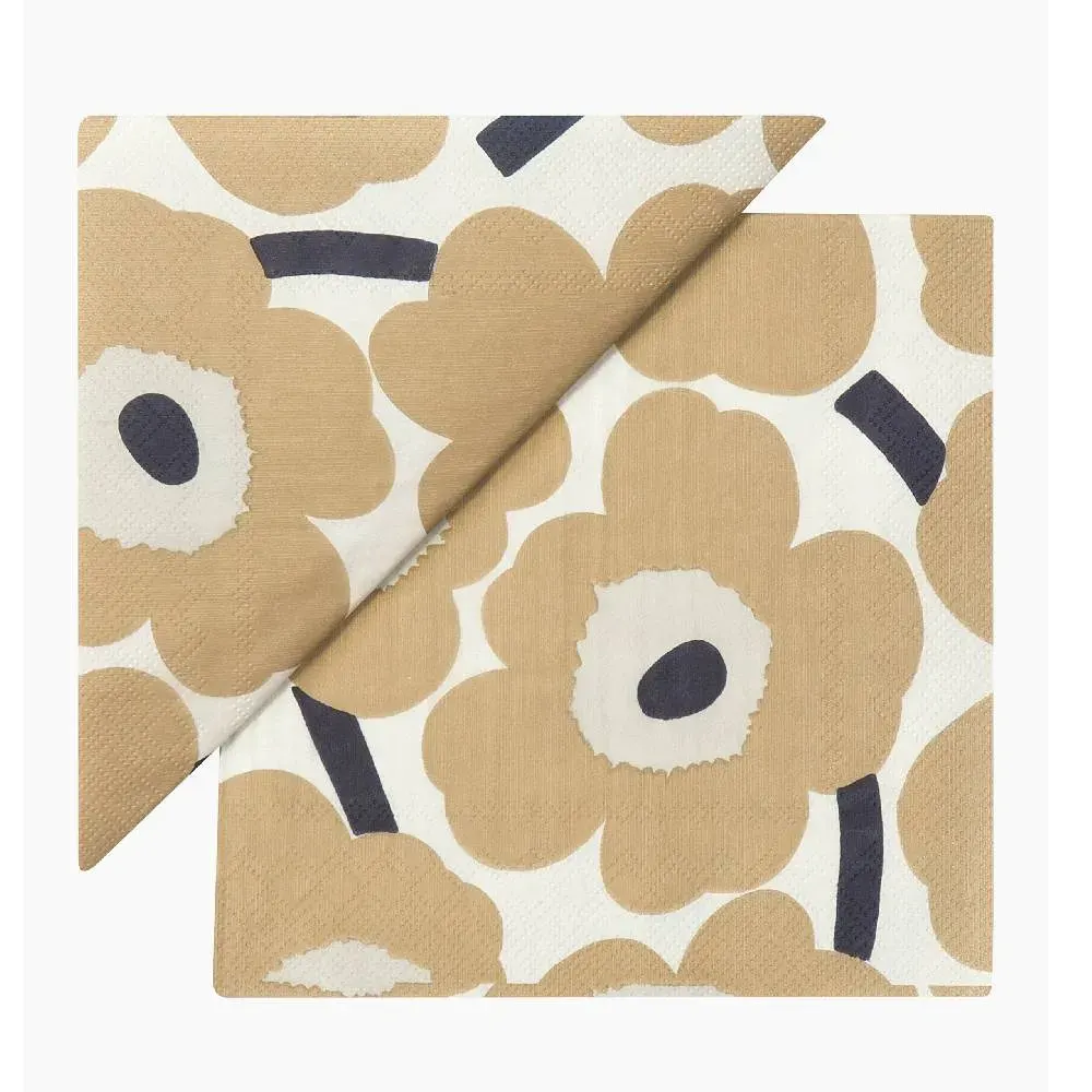 Servilleta - Unikko - Crema2