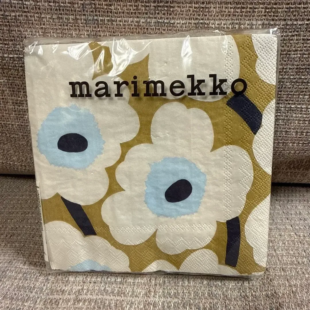 Servilleta - Unikko - Beige/Azul5