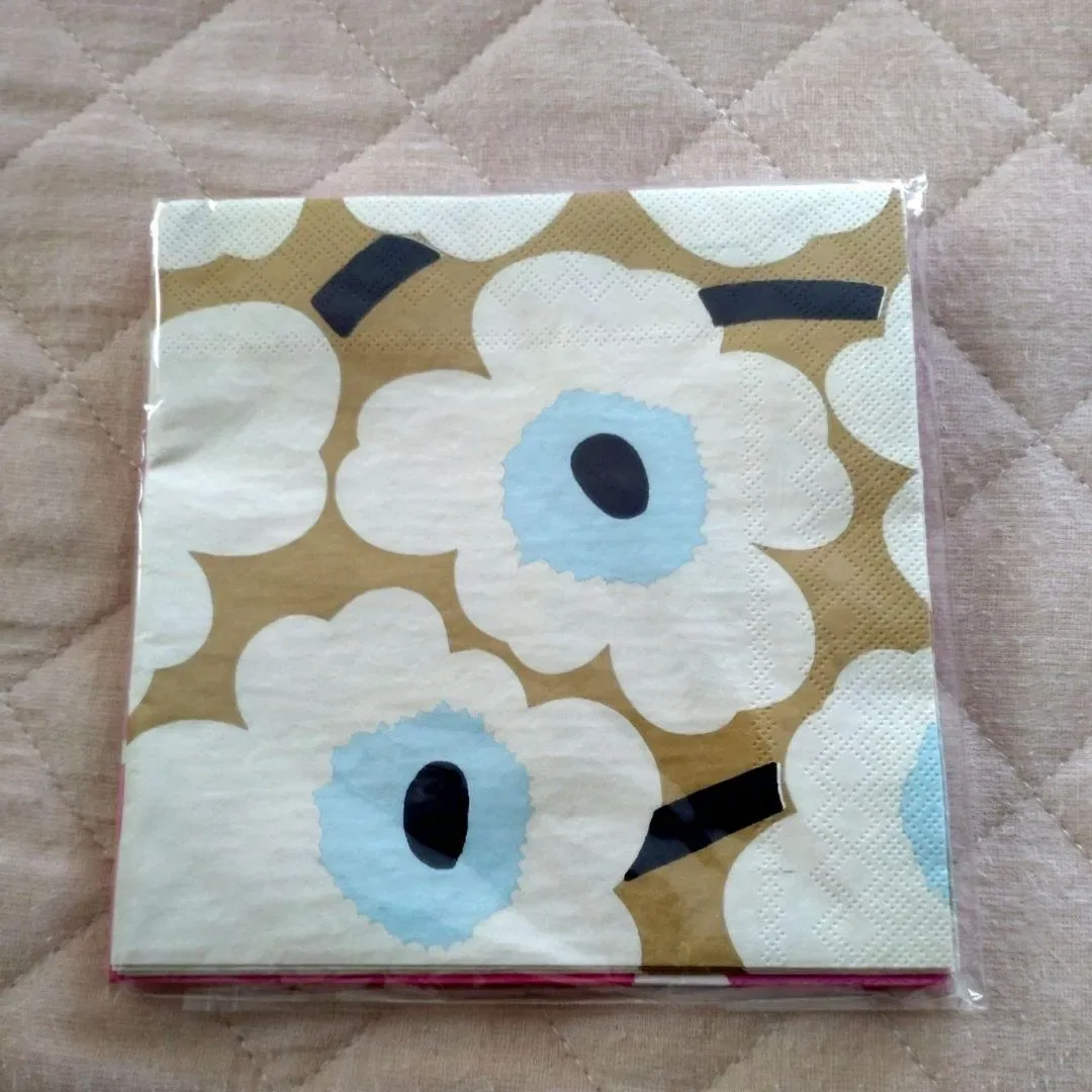 Servilleta - Unikko - Beige/Azul6