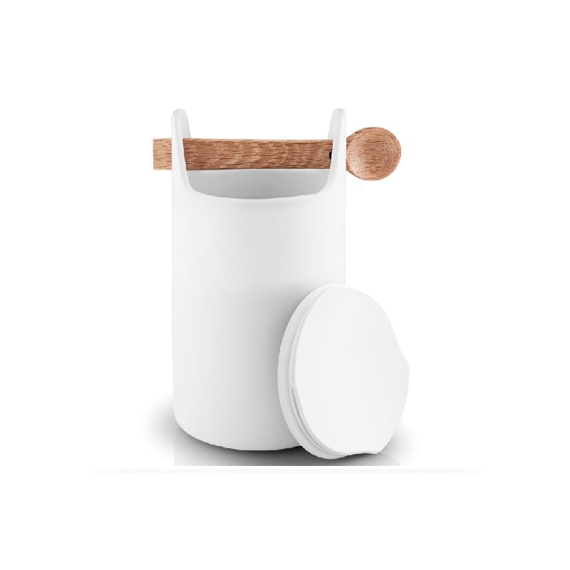 Contenedor con cuchara - H20 - Blanco2