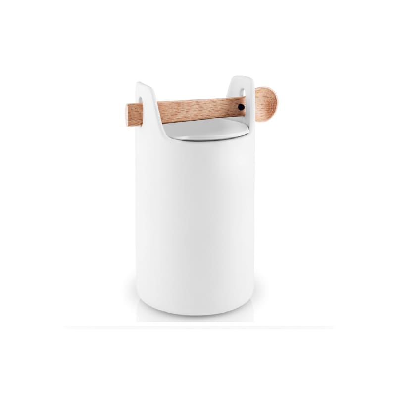 Contenedor con cuchara - H20 - Blanco1