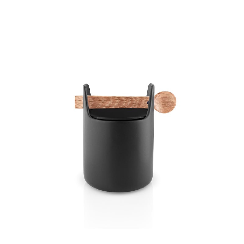 Contenedor con cuchara - H15 - Negro1