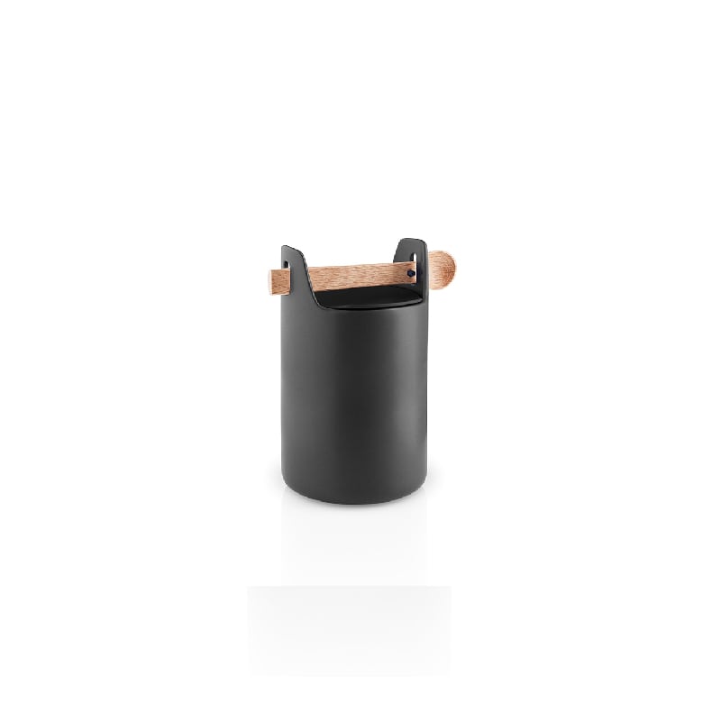 Contenedor con cuchara - H20 - Negro1