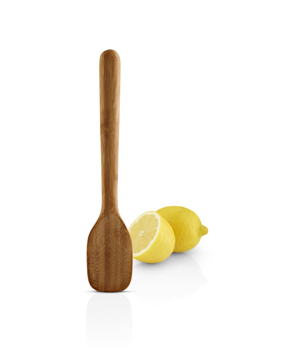 Cuchara para servir de cocina nórdica pequeña de bambú2