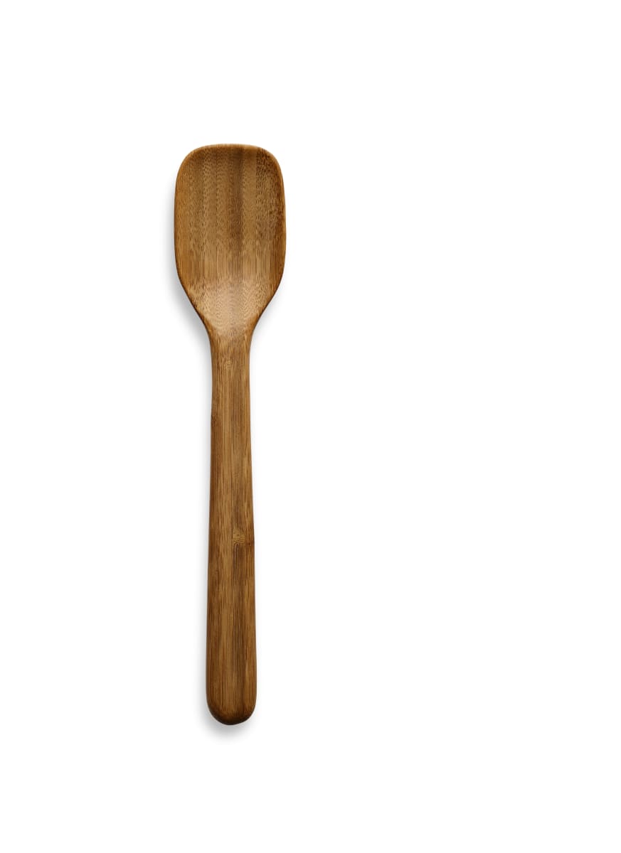 Cuchara para servir de cocina nórdica pequeña de bambú6