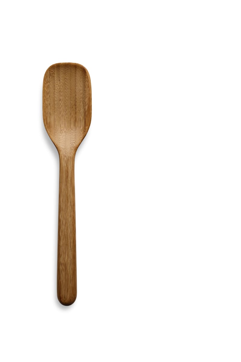 Cuchara para servir de cocina nórdica grande de bambú6