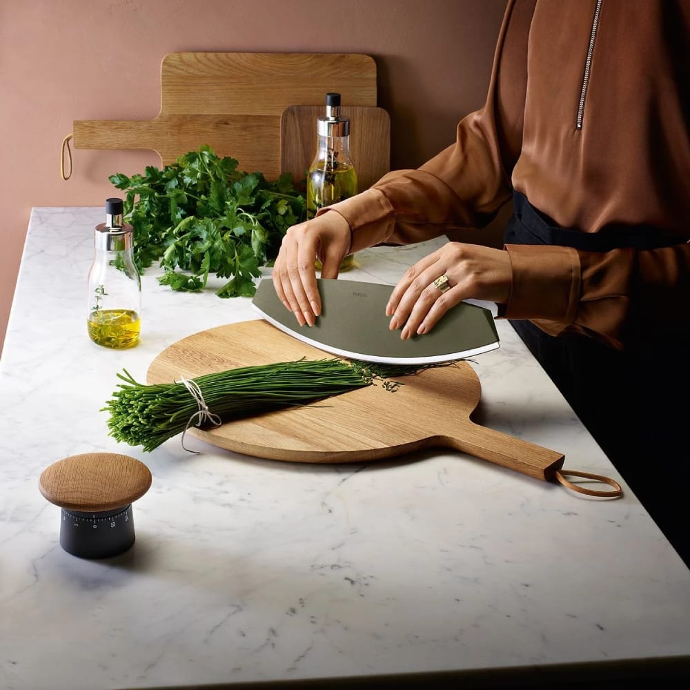 Cuchillo para pizza/hierbas Green tool - Cactus2