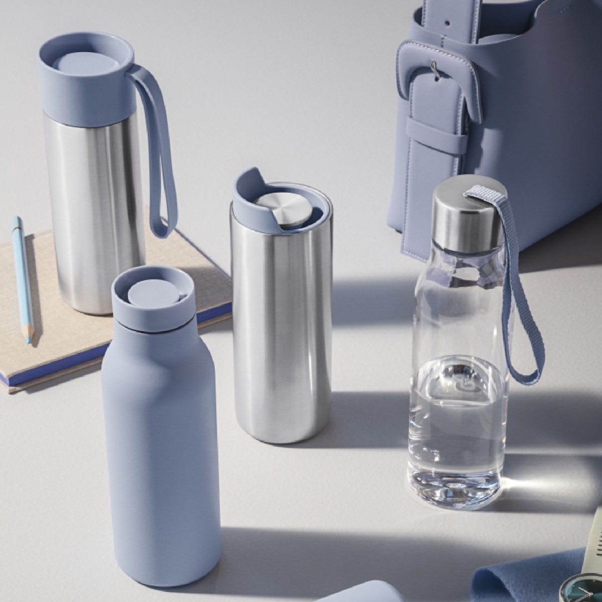 Vaso Termico To Go - Azul Cielo5
