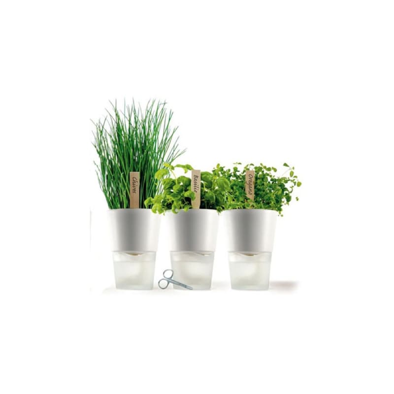 Macetero Auto Riego -11cm - Blanco1